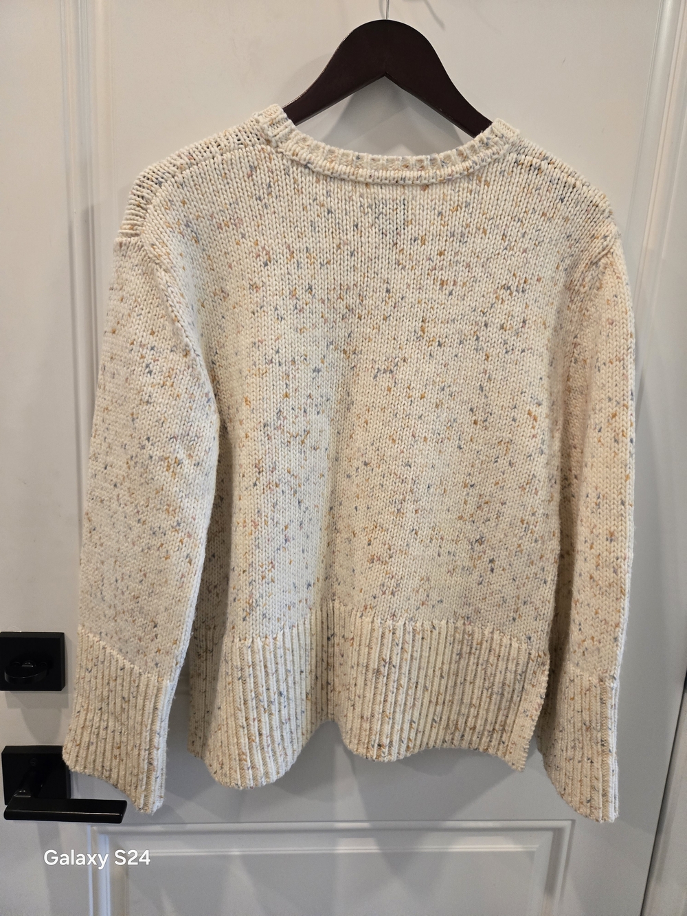 GAP Cream Speckled Crewneck Sweater - Picture 4 of 8